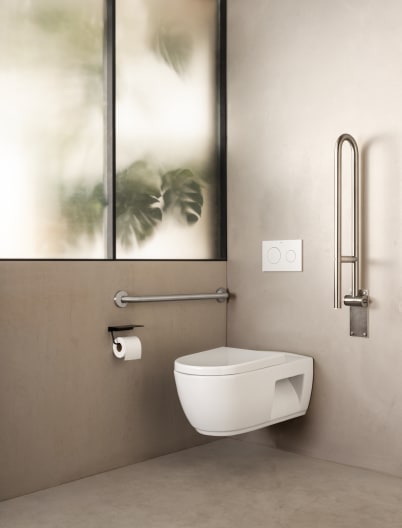 Asas Satin stainless steel finish Access A816930002 Roca