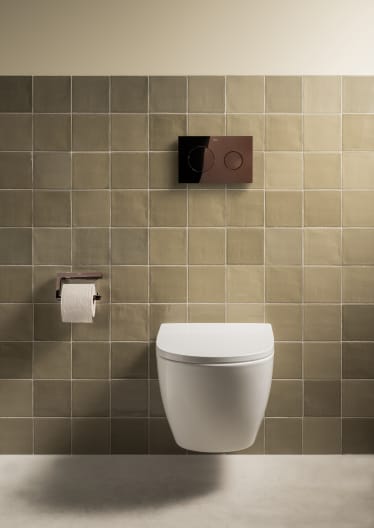 Placas de accionamiento Rose Gold Duplo One A8901890RG Roca