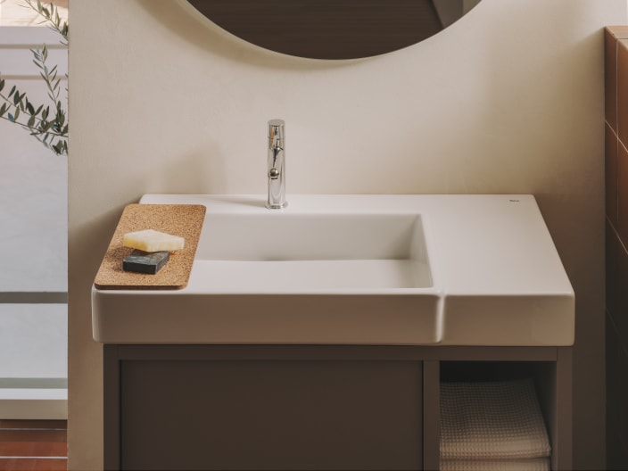 Grifería para lavabo Nu A5A303FC00 Roca