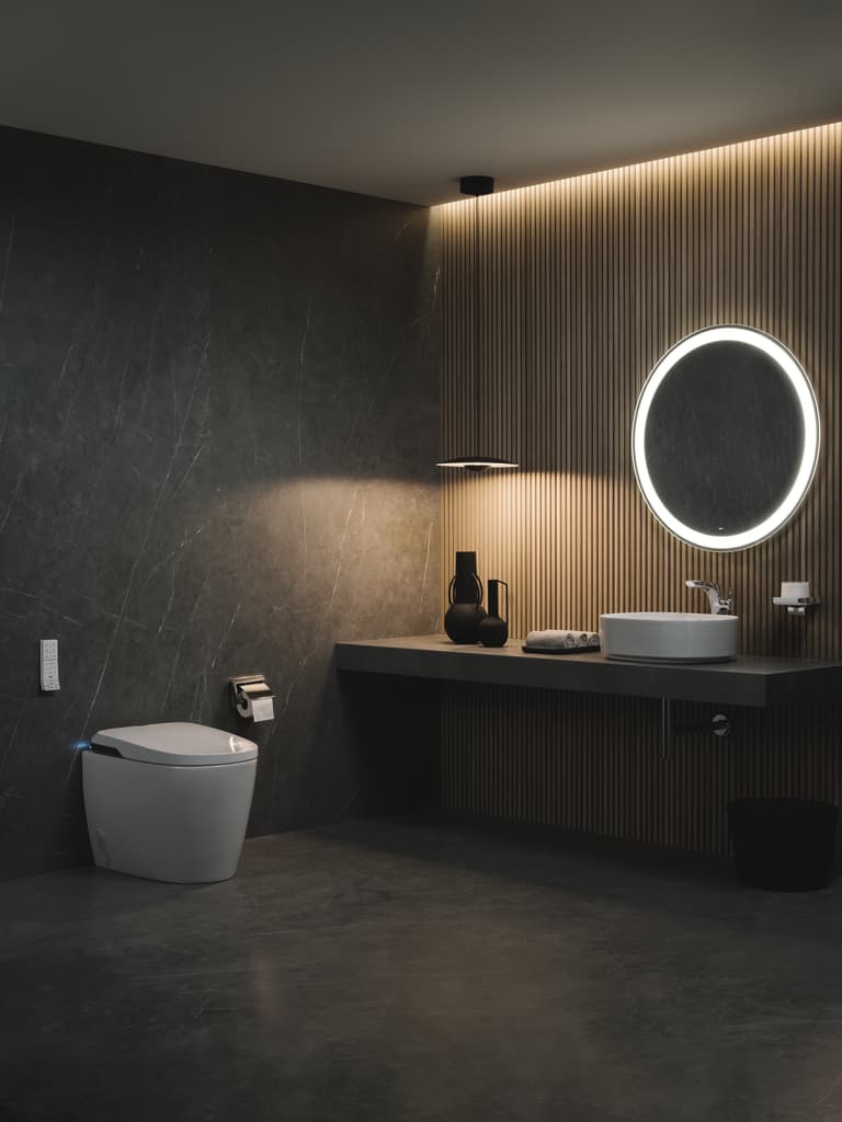 In-Wash® Insignia con In-Tank® - Smart toilet adosado a pared Roca ...
