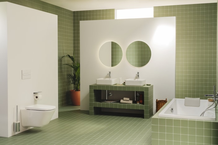 Grifería para lavabo Cala A5A346EC00 Roca